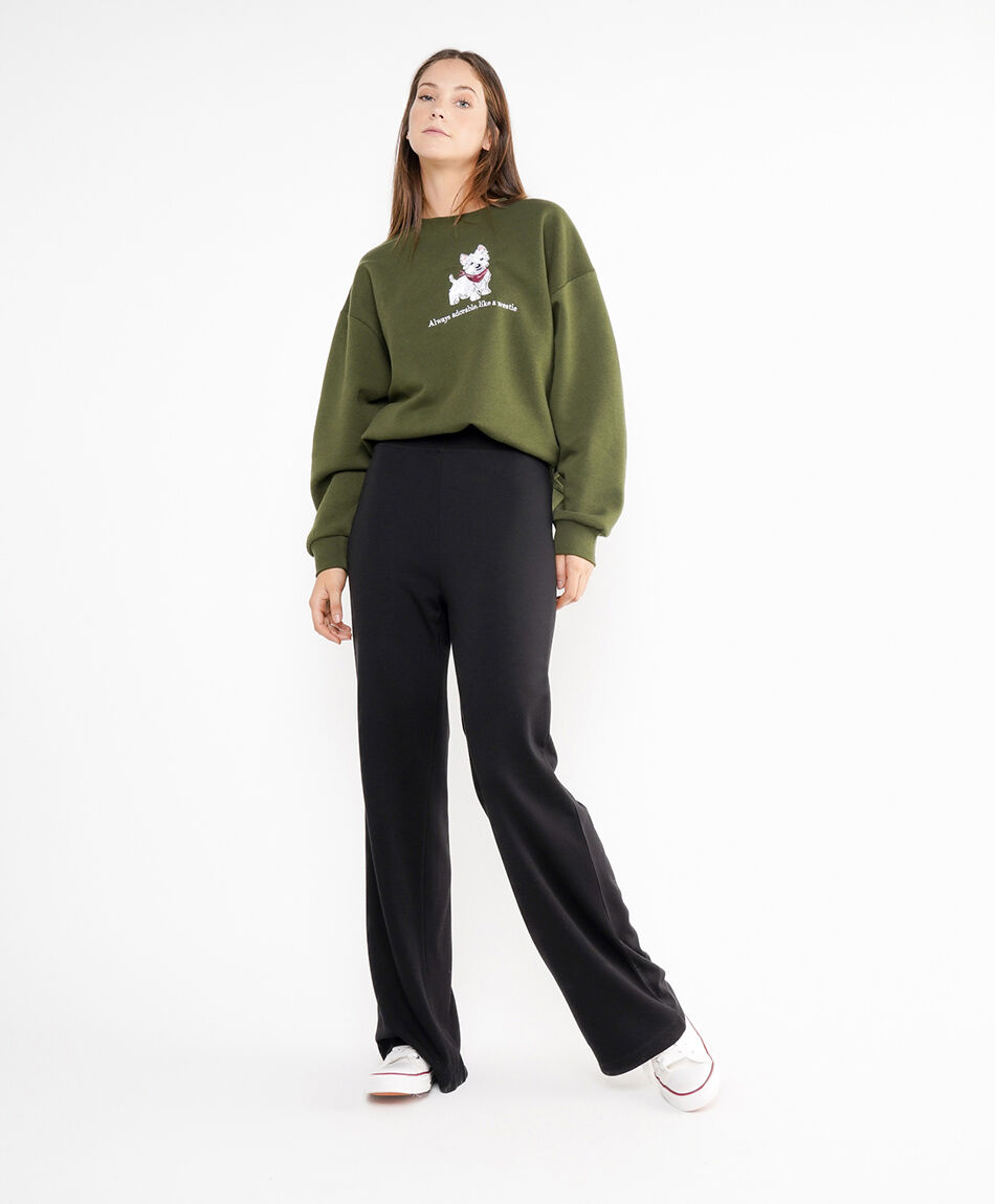 Pantal&oacute;n mujer light wide