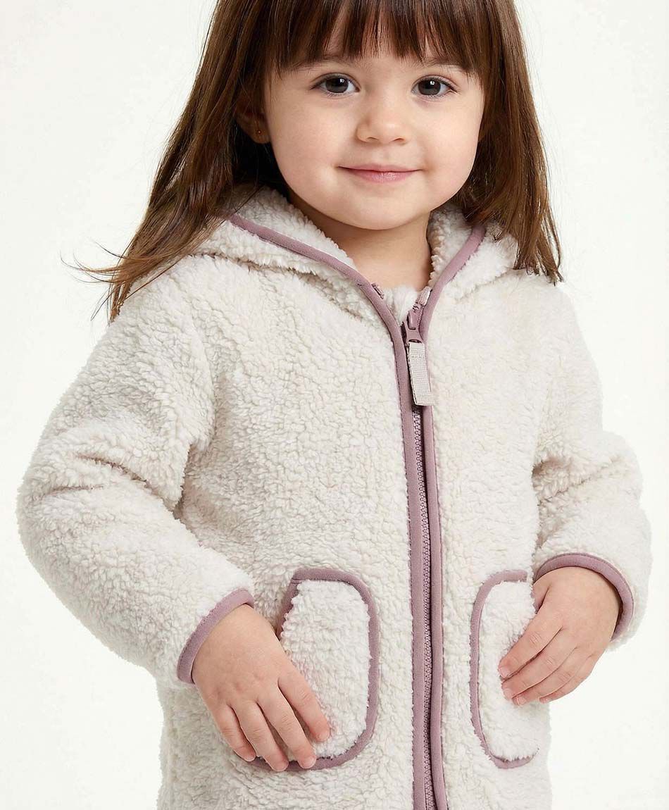 Poler&oacute;n beb&eacute; sherpas beige