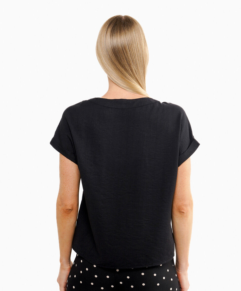 Blusa mujer cuello v