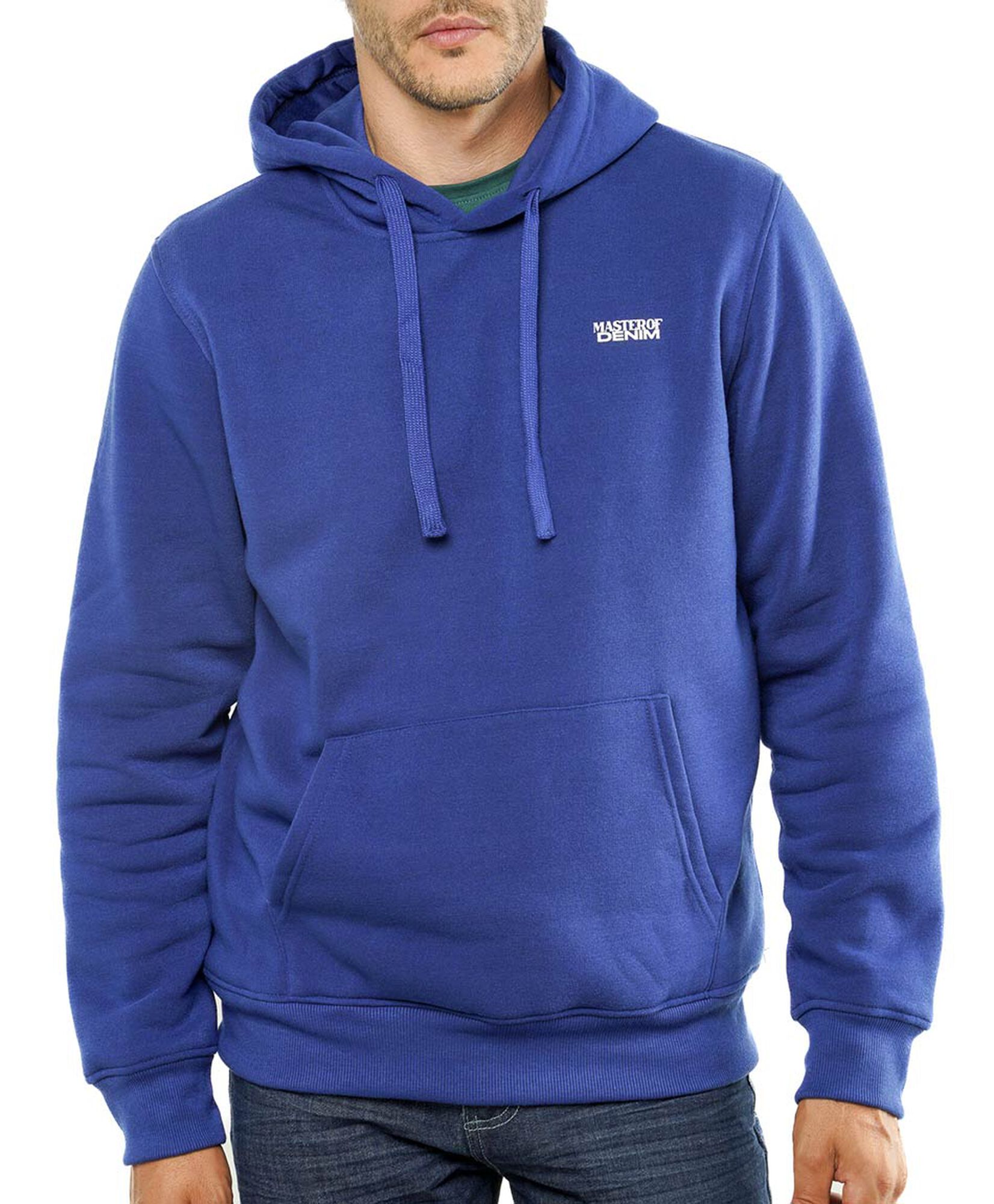 Polerón hombre estampado azul Polerón hombre estampado azul