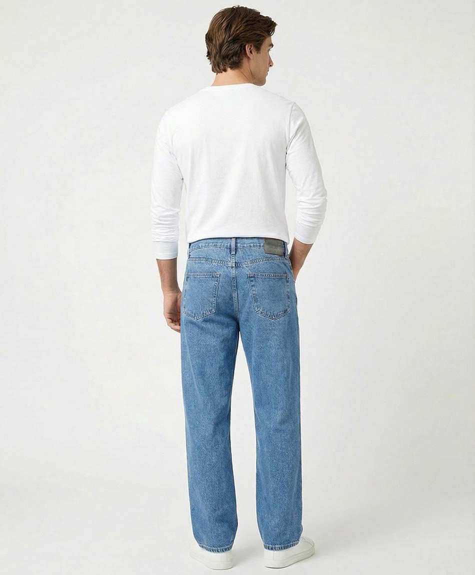 Jeans hombre baggy blue pro