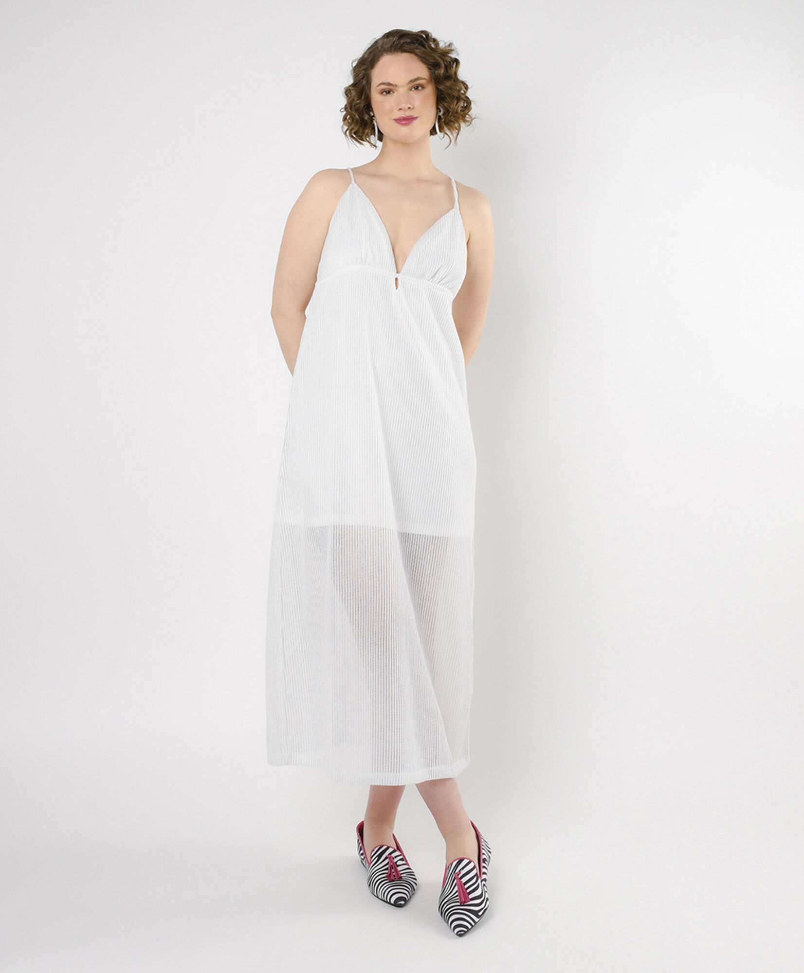 Vestido mujer textura doble Vestido mujer textura doble