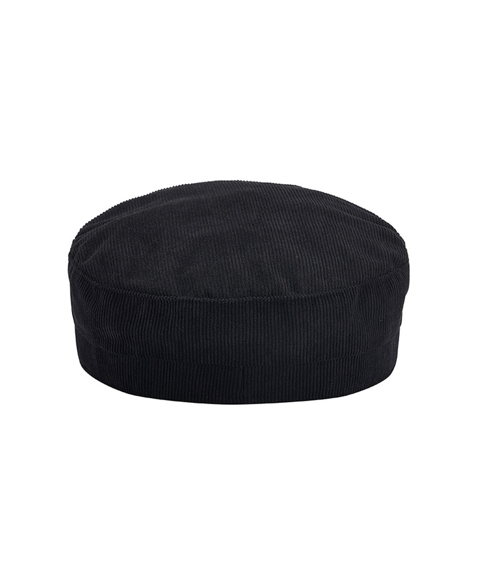 Boina mujer dise&ntilde;o cotel&eacute; negro