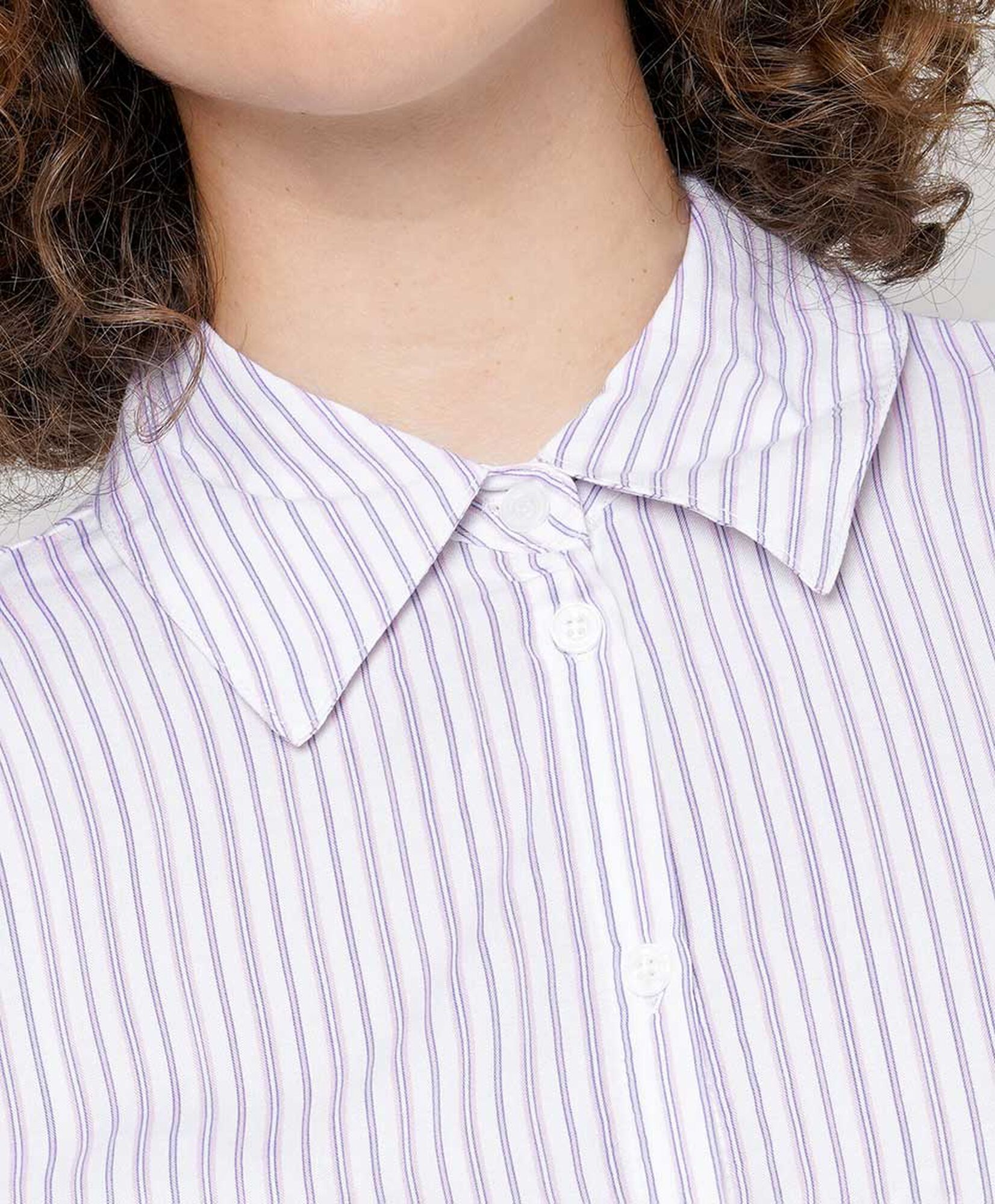 Blusa mujer líneas lila Blusa mujer líneas lila