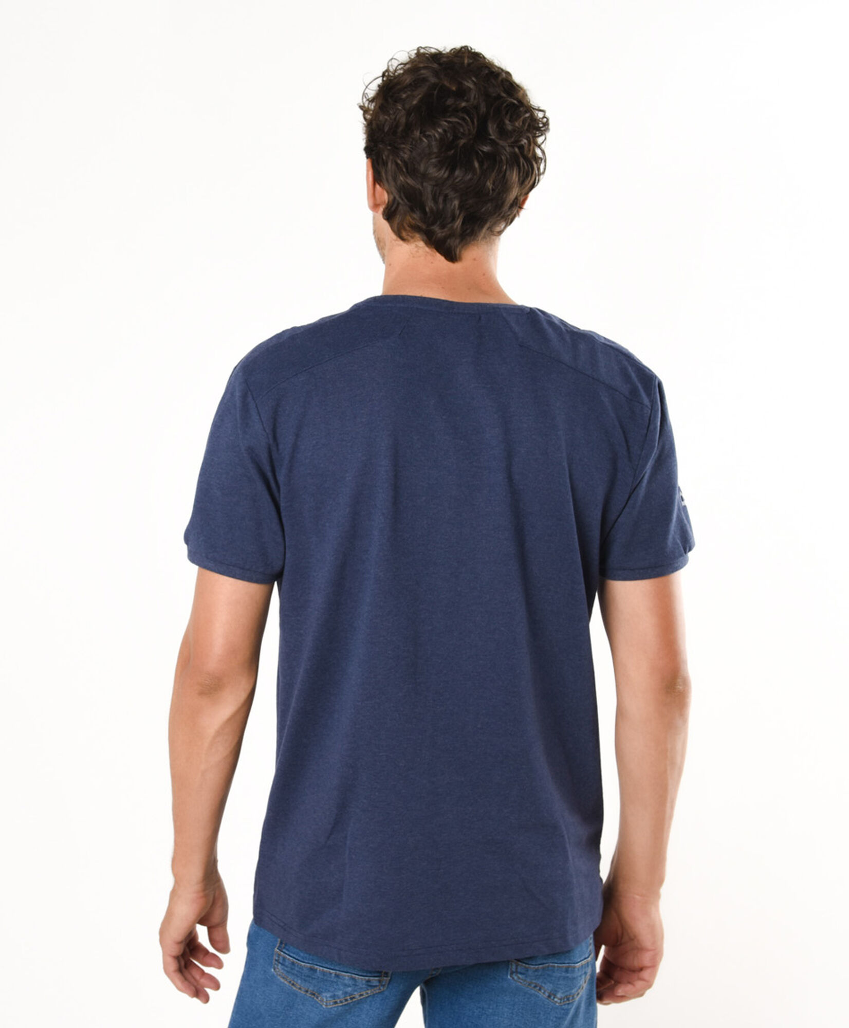 Polera hombre print manga Polera hombre print manga
