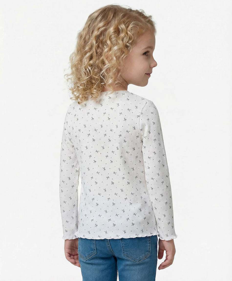 Polera beb&eacute; manga larga mo&ntilde;os