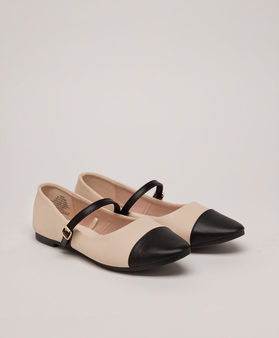 Ballerina mujer bicolor mary jane