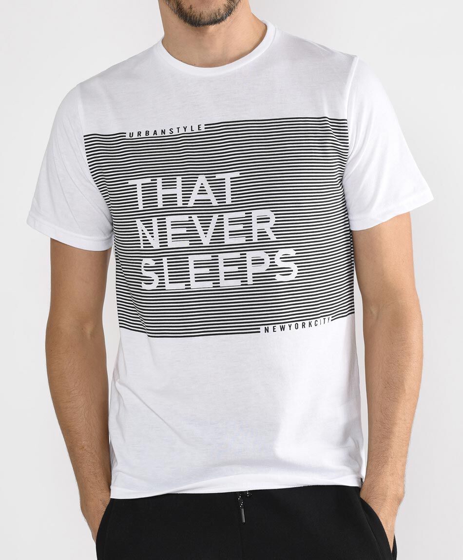 Polera deportiva manga corta cuello redondo