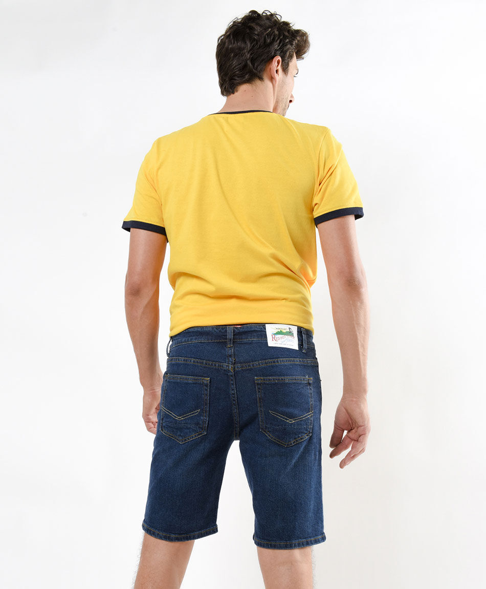 Bermuda hombre denim &iacute;ndigo