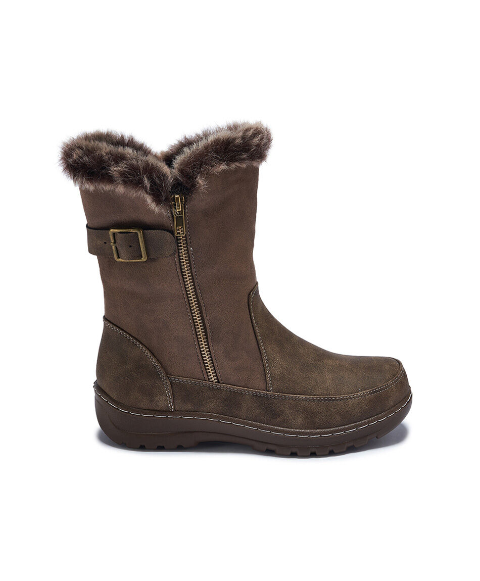 Bota mujer apache larga brown