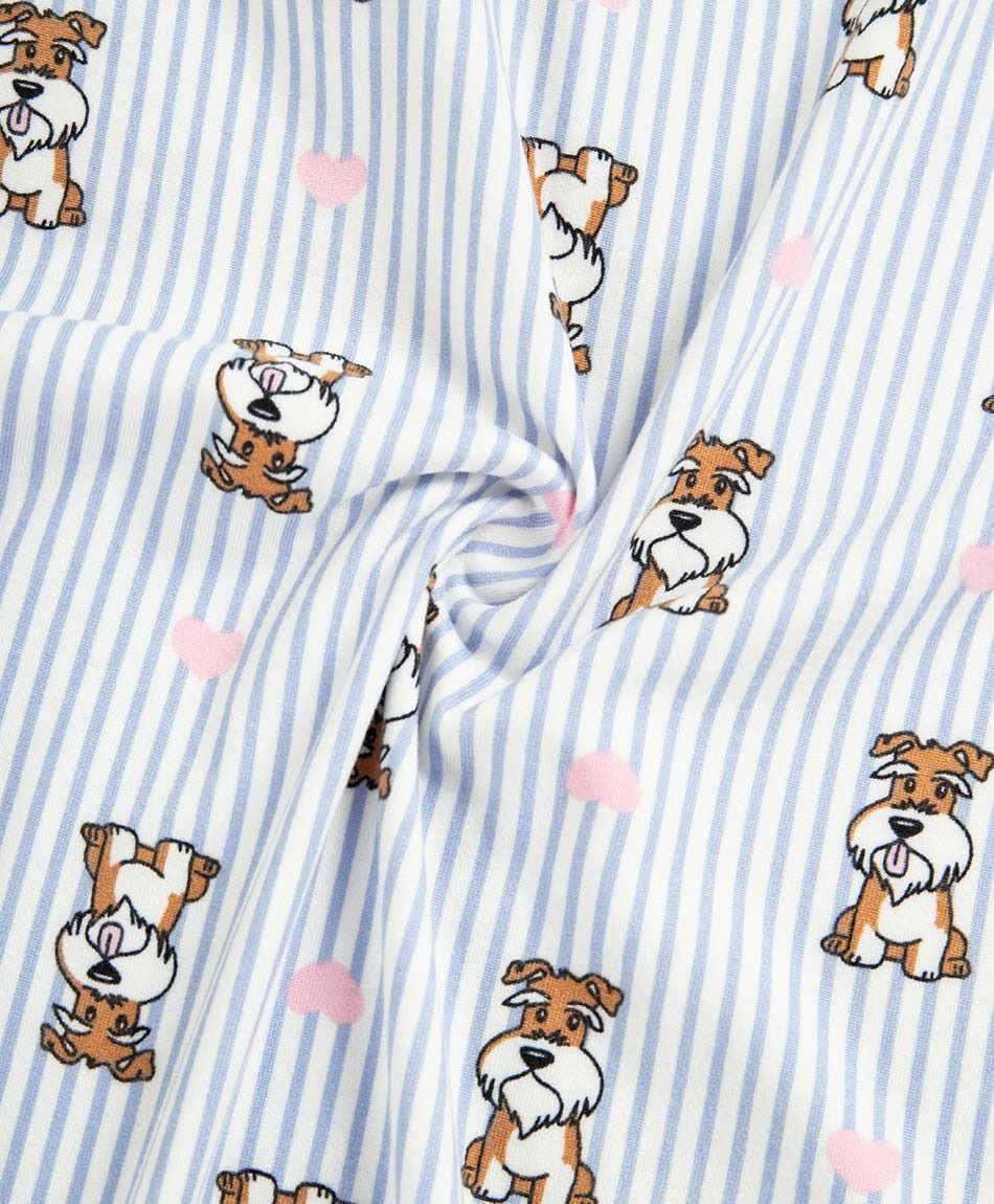 Pijama mujer rayas dog yorkshire