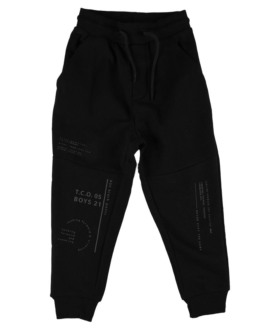 Pantal&oacute;n de buzo estampado
