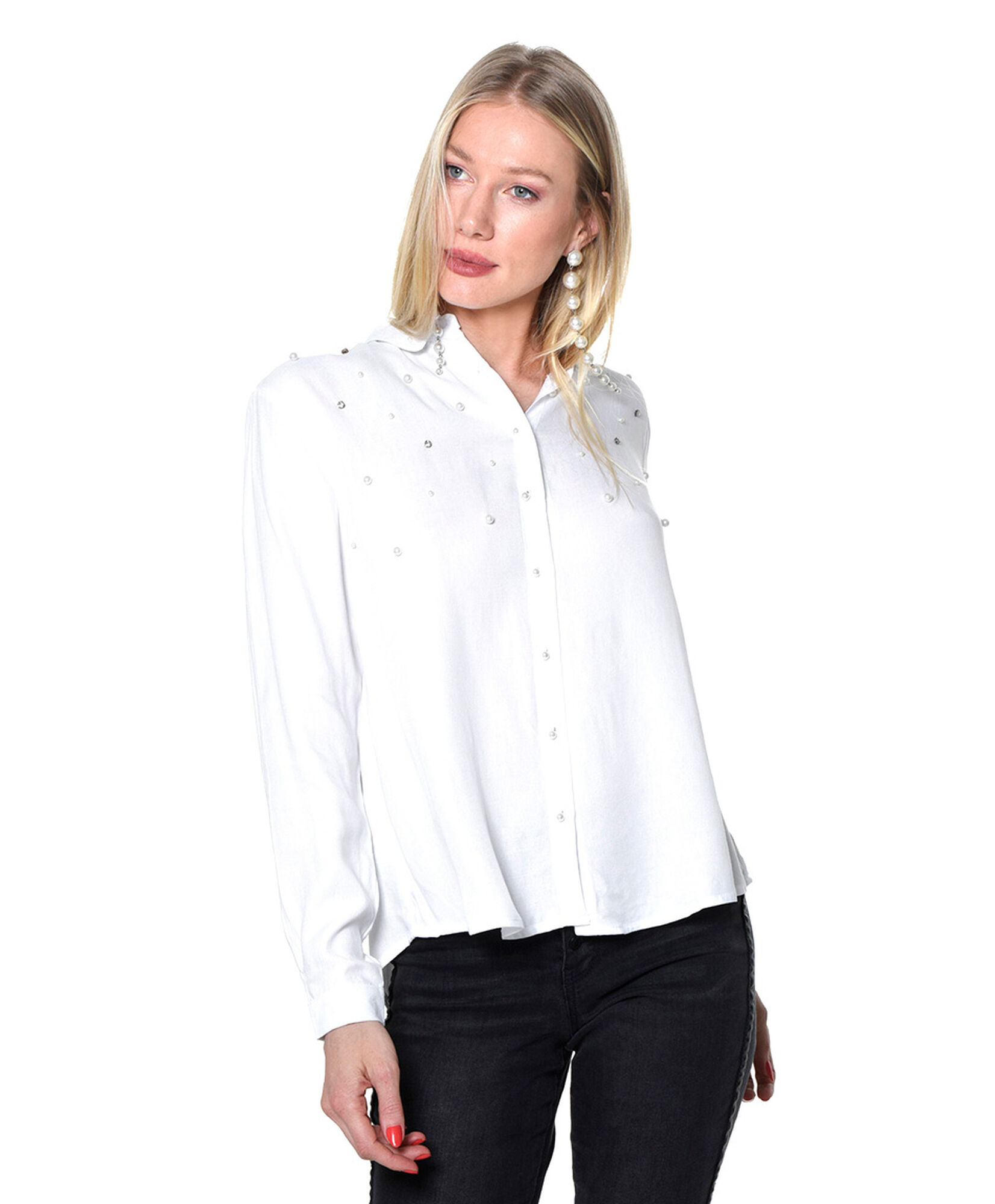 Blusa perlas mixtas Blusa perlas mixtas