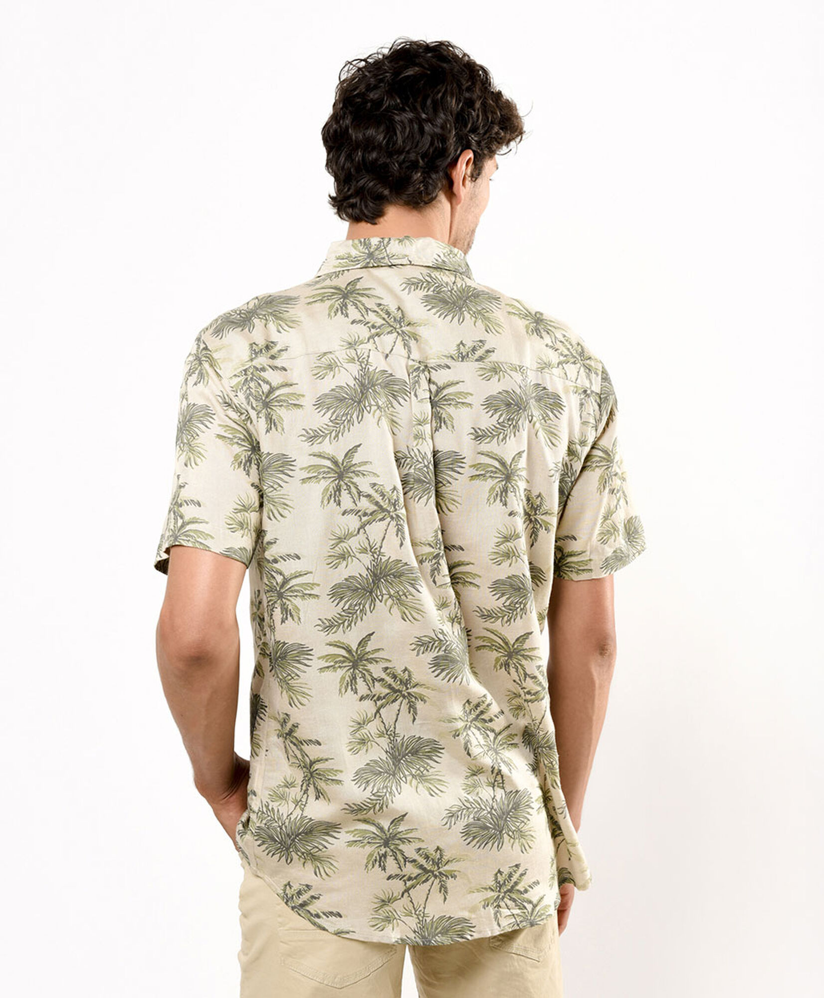 Camisa hombre palmeras tropical Camisa hombre palmeras tropical