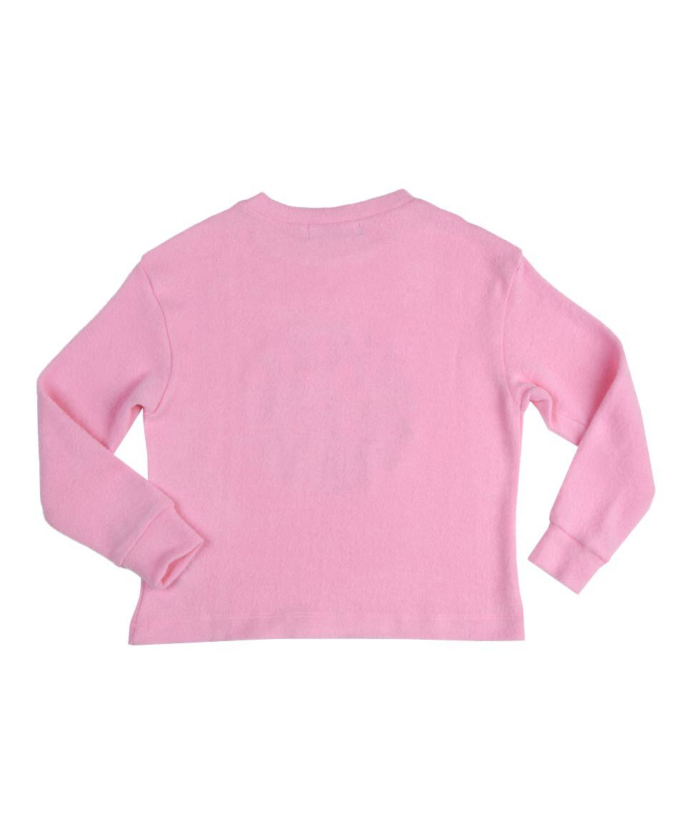 Sweater ni&ntilde;a flores y texto
