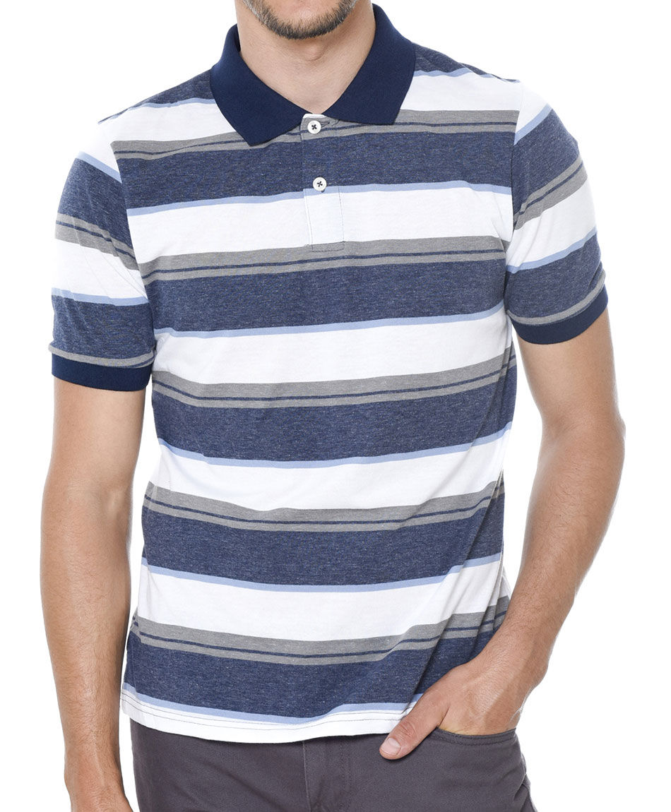 Polera cuello polo