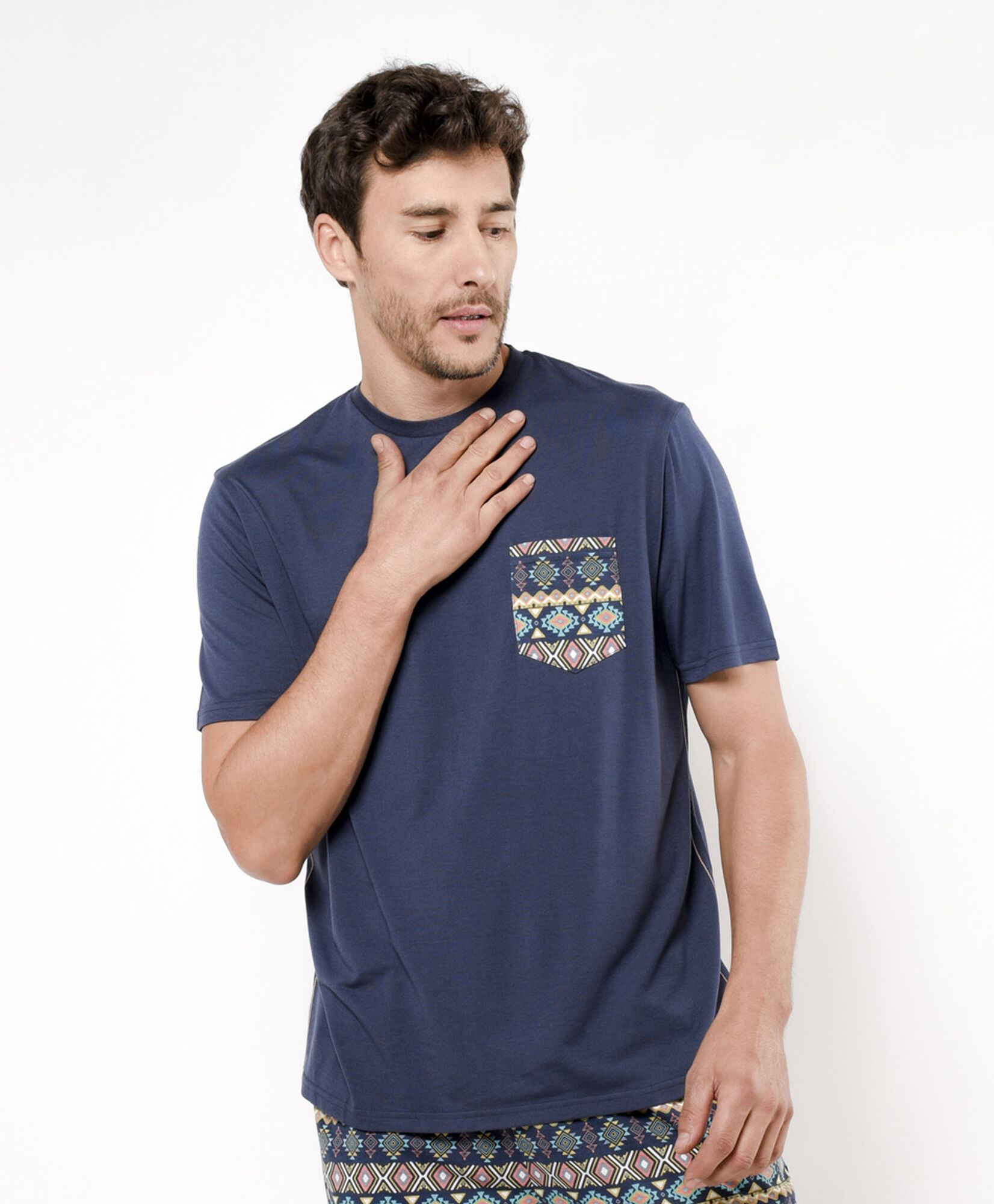 Pijama hombre bolsillo nordic Pijama hombre bolsillo nordic