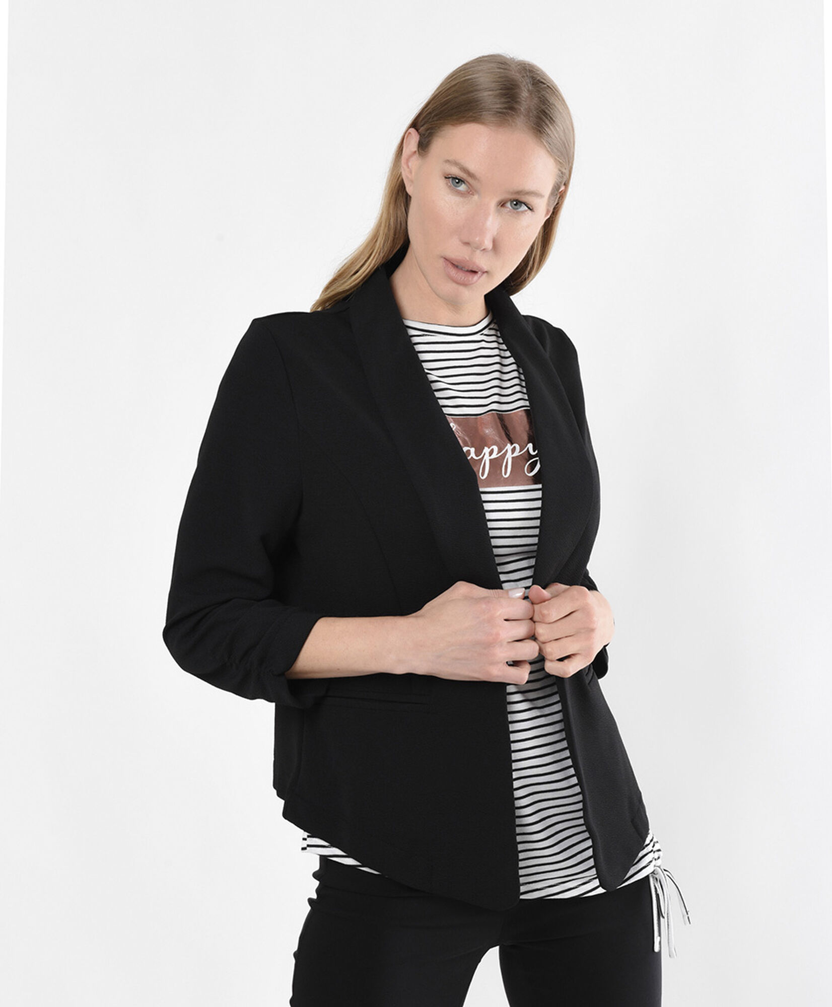 Chaqueta mujer abierta elasticada Chaqueta mujer abierta elasticada