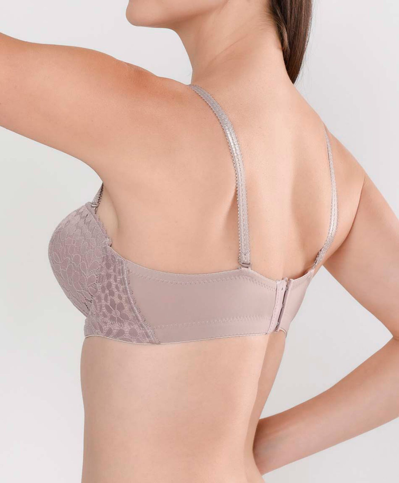 Sostén mujer encaje floral strapless Sostén mujer encaje floral strapless
