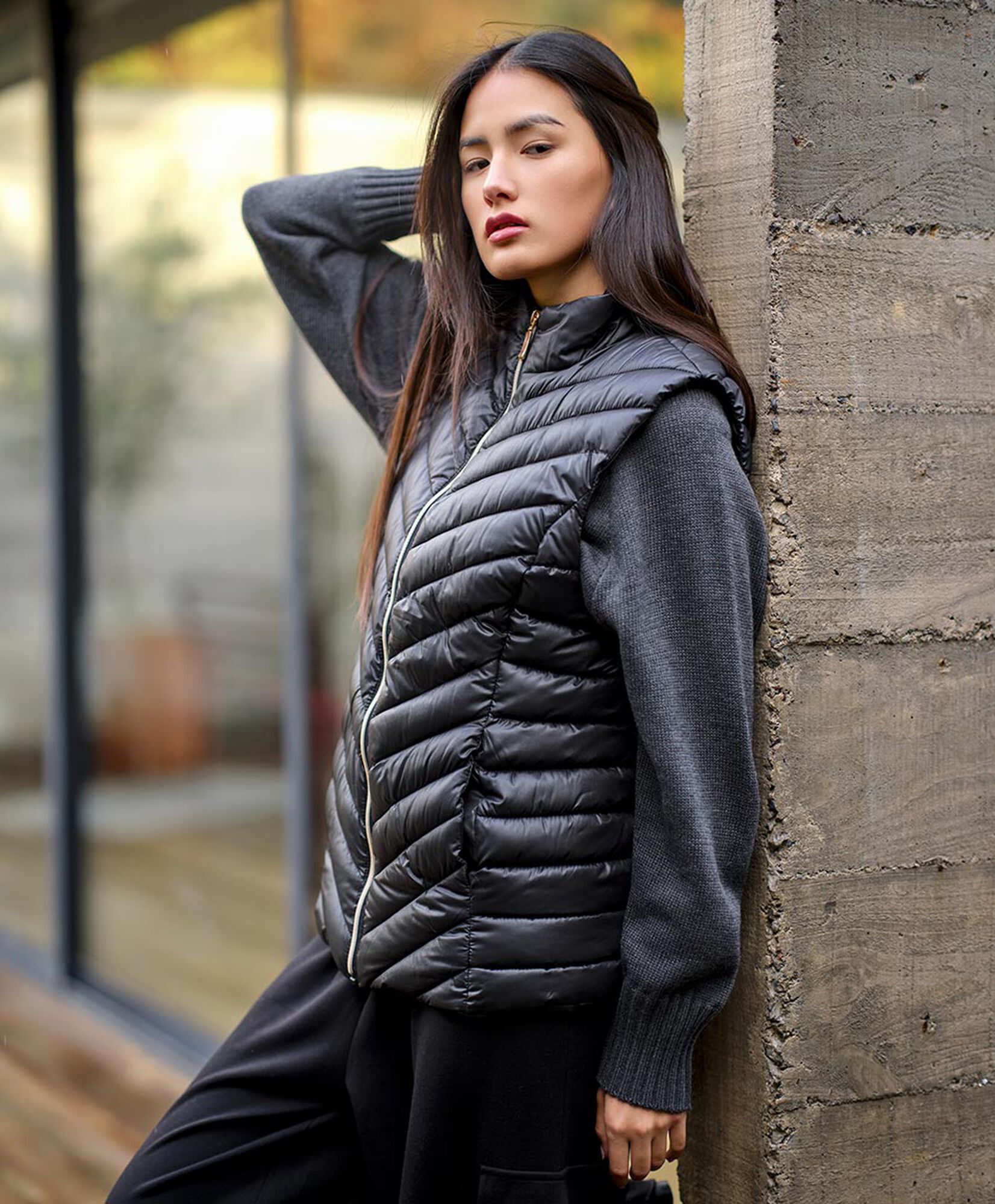 Parka mujer acolchada sin mangas Parka mujer acolchada sin mangas