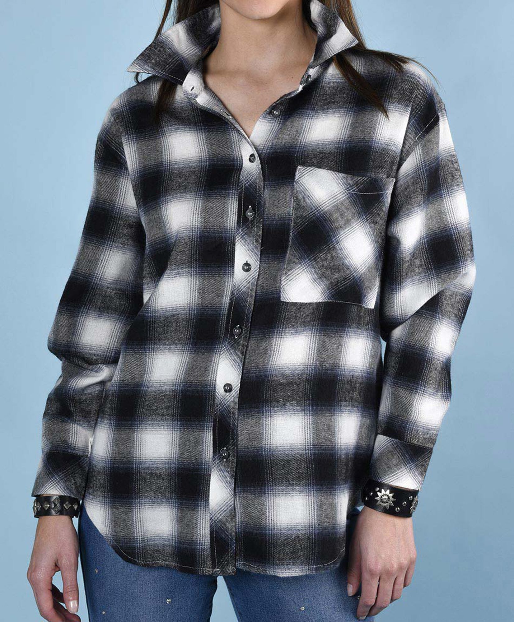 Blusa oversize manga larga Blusa oversize manga larga