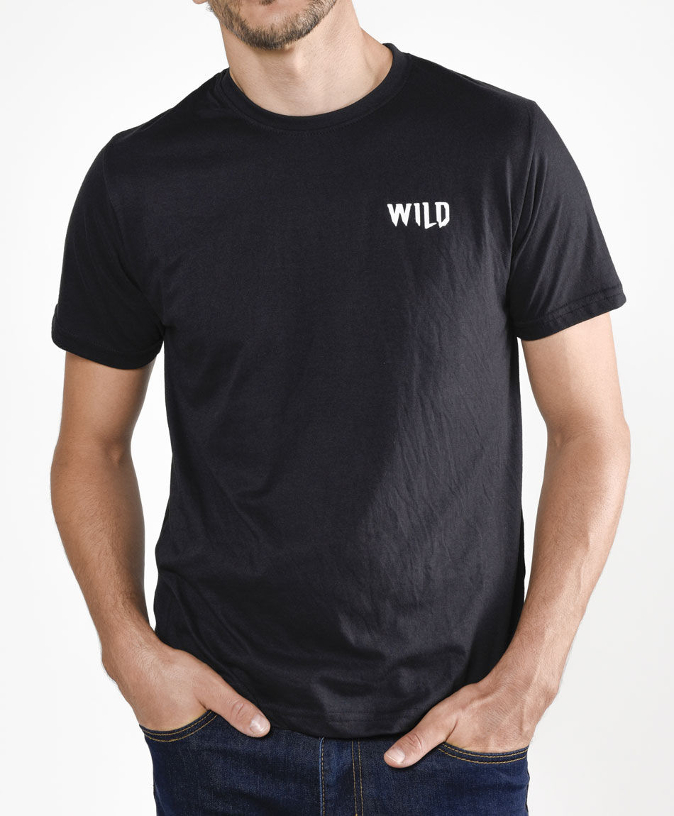 Polera manga corta cuello redondo