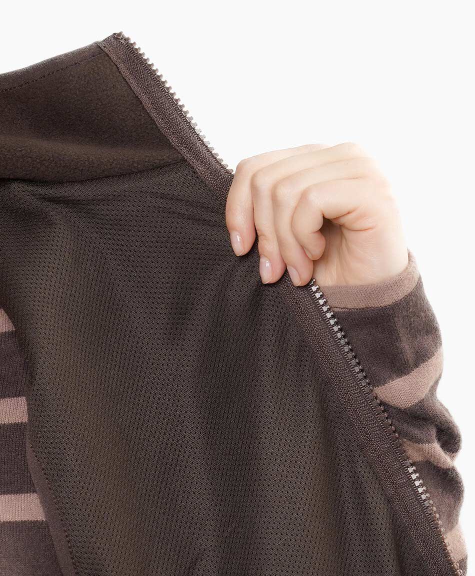 Polar mujer entallado sin mangas caf&eacute;