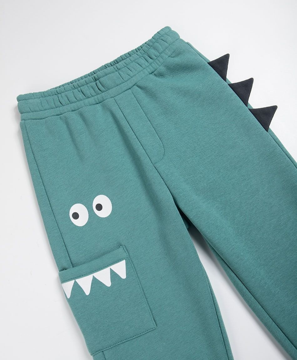 Pantal&oacute;n buzo beb&eacute; carita relieve
