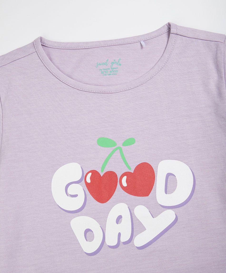 Polera ni&ntilde;a good day