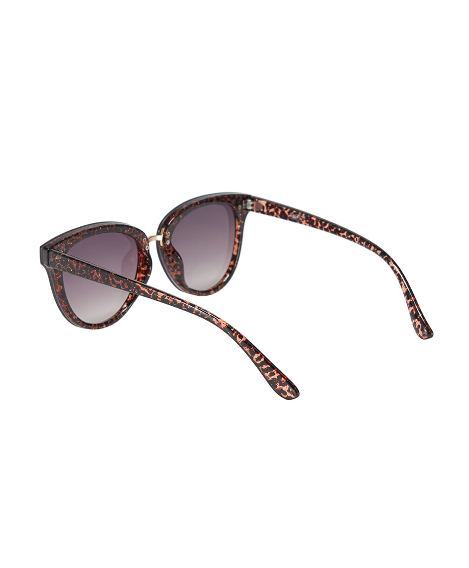 Lentes mujer animal print brillos