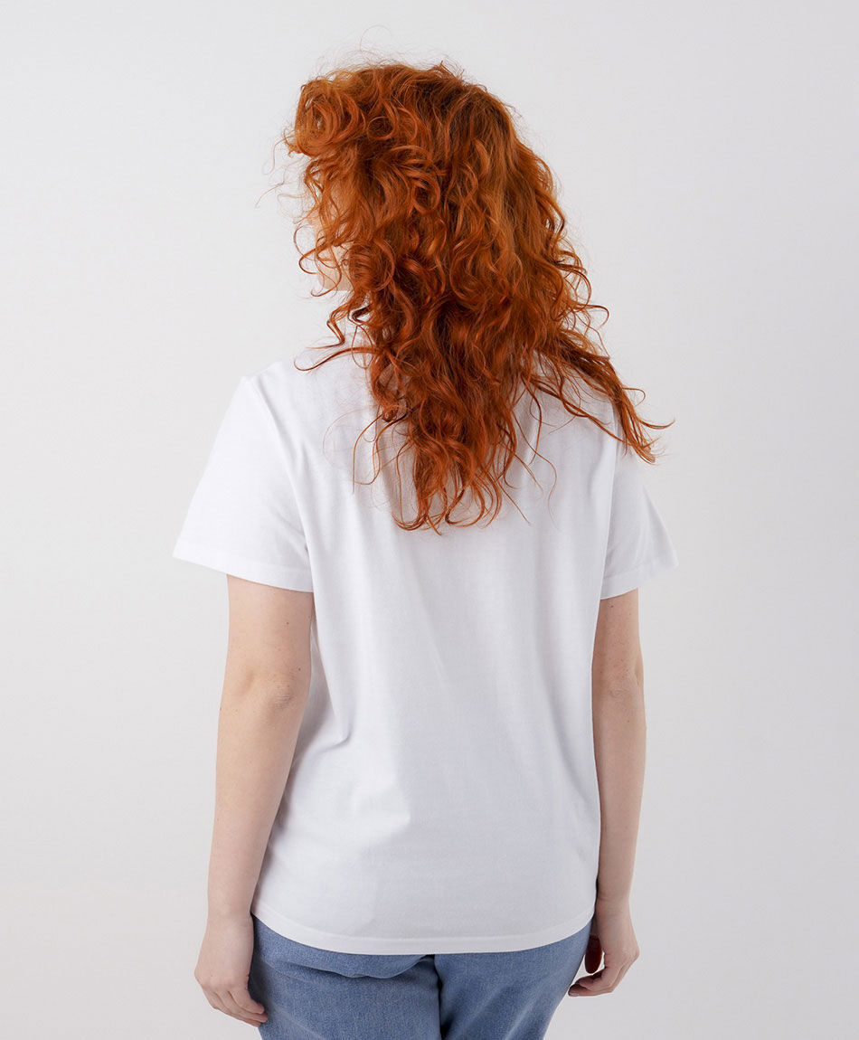Polera mujer bici flores