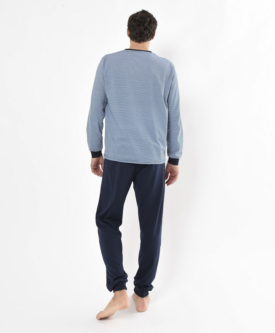 Pijama hombre l&iacute;neas 2 piezas