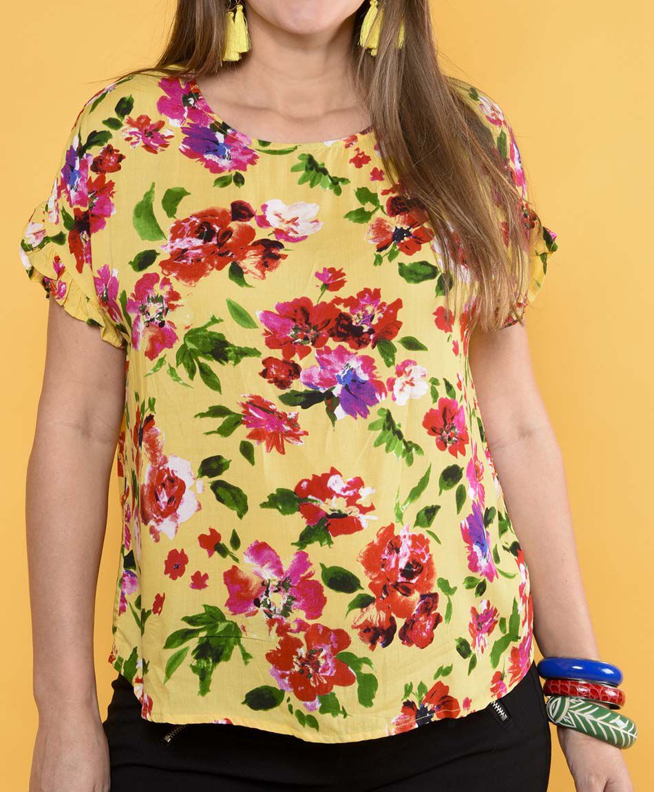 Blusa manga corta