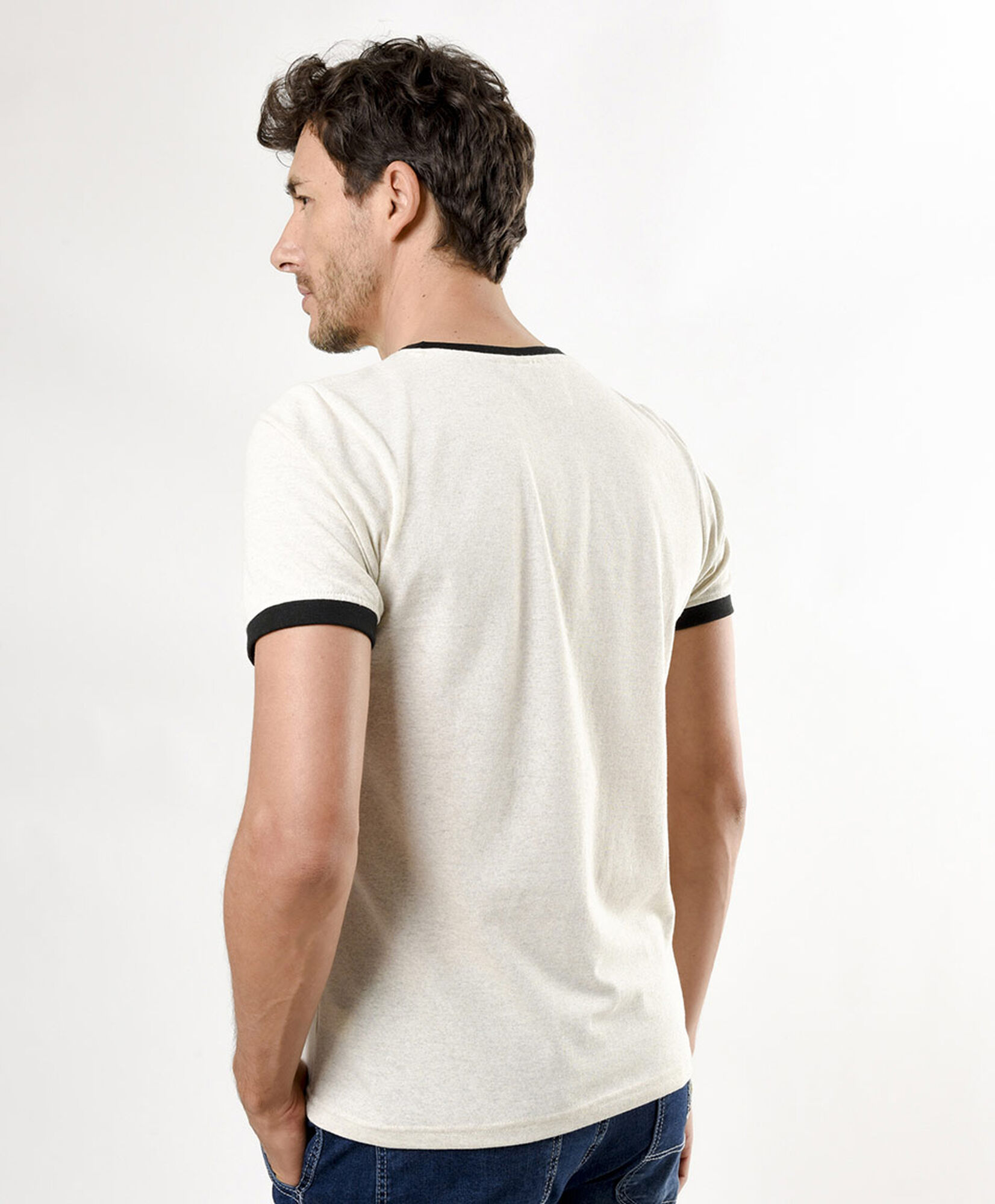 Polera hombre jaspeada muscle Polera hombre jaspeada muscle