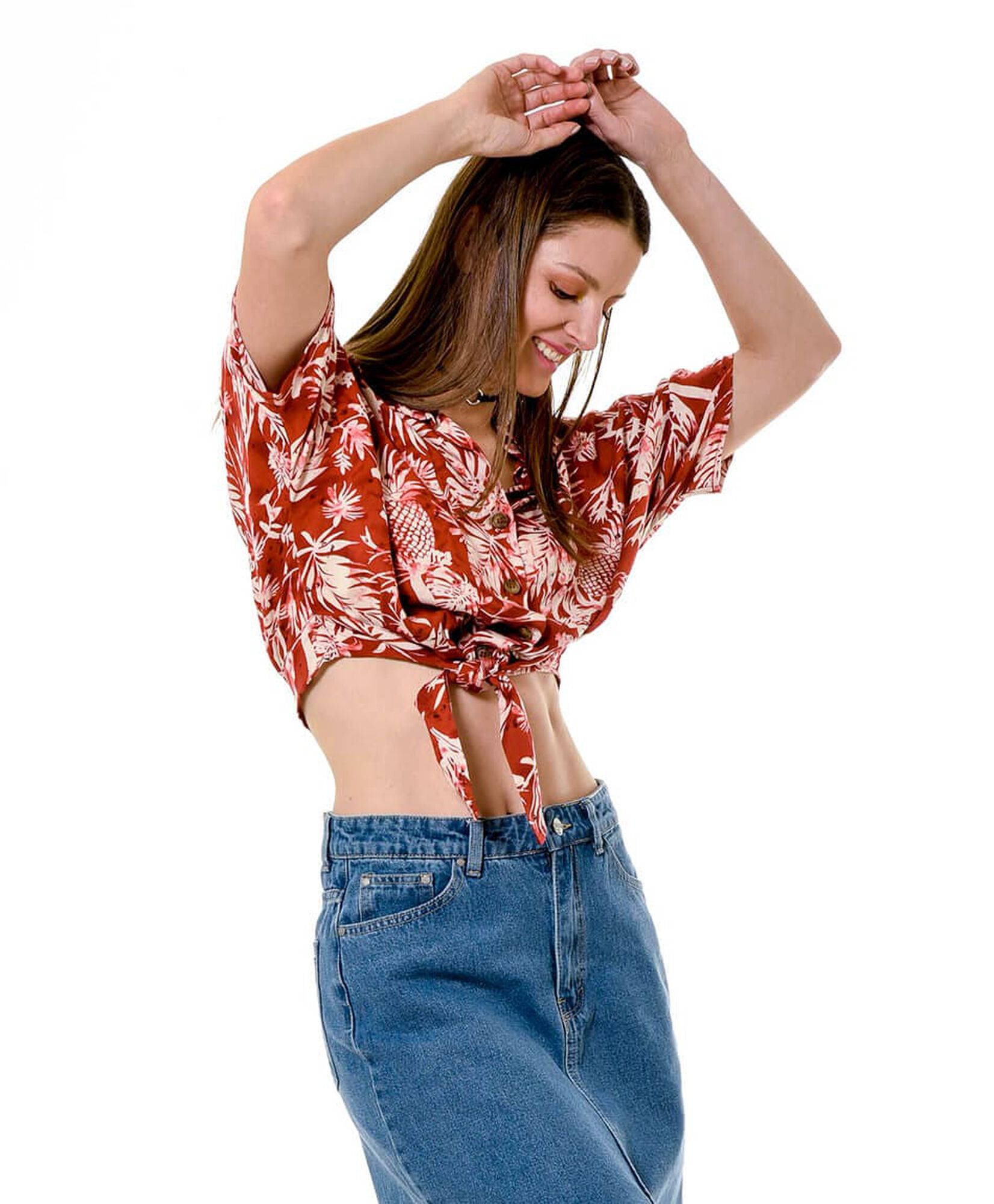 Falda denim midi Falda denim midi