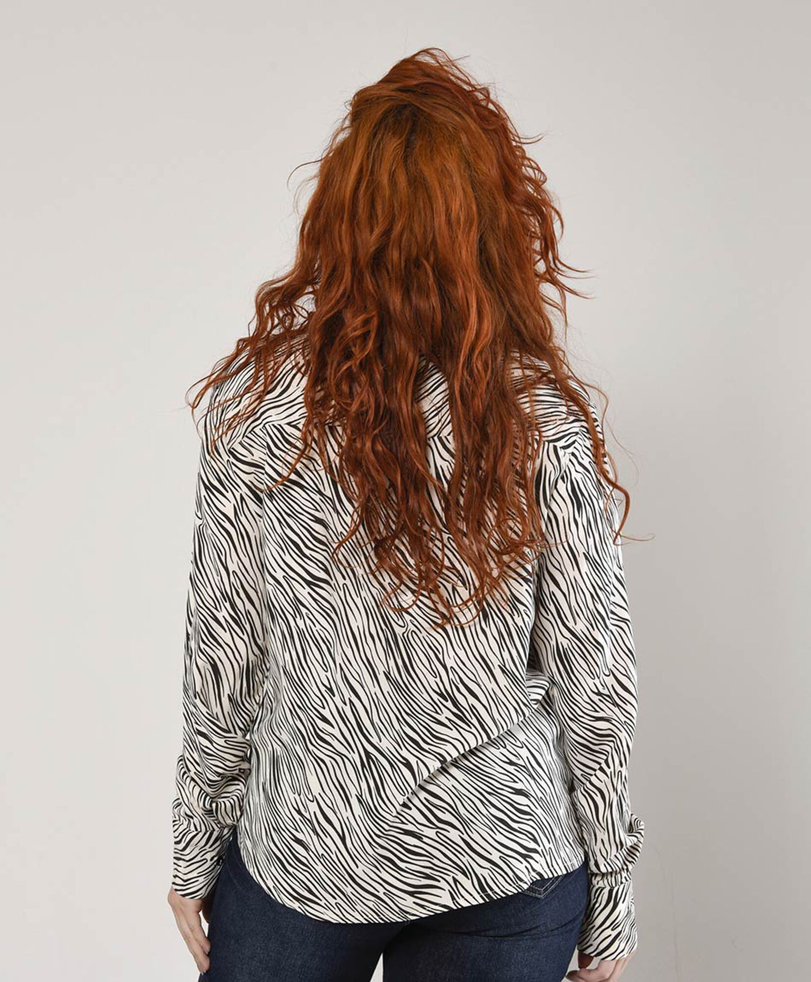 Blusa mujer animal print cebra Blusa mujer animal print cebra