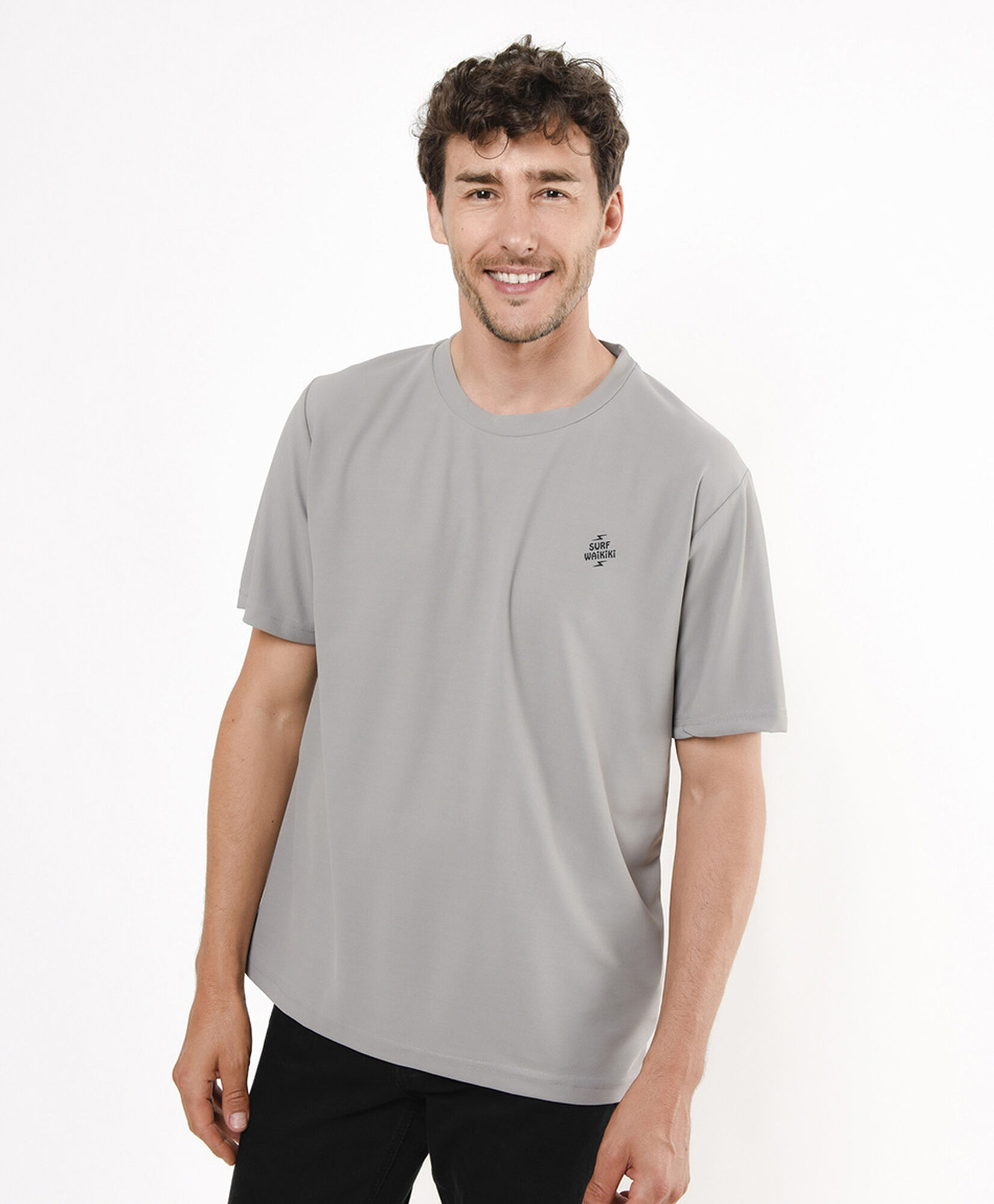 Polera hombre dry fit estampada Polera hombre dry fit estampada
