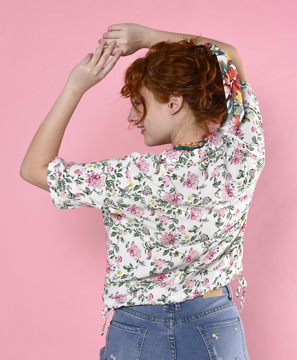 Blusa manga corta