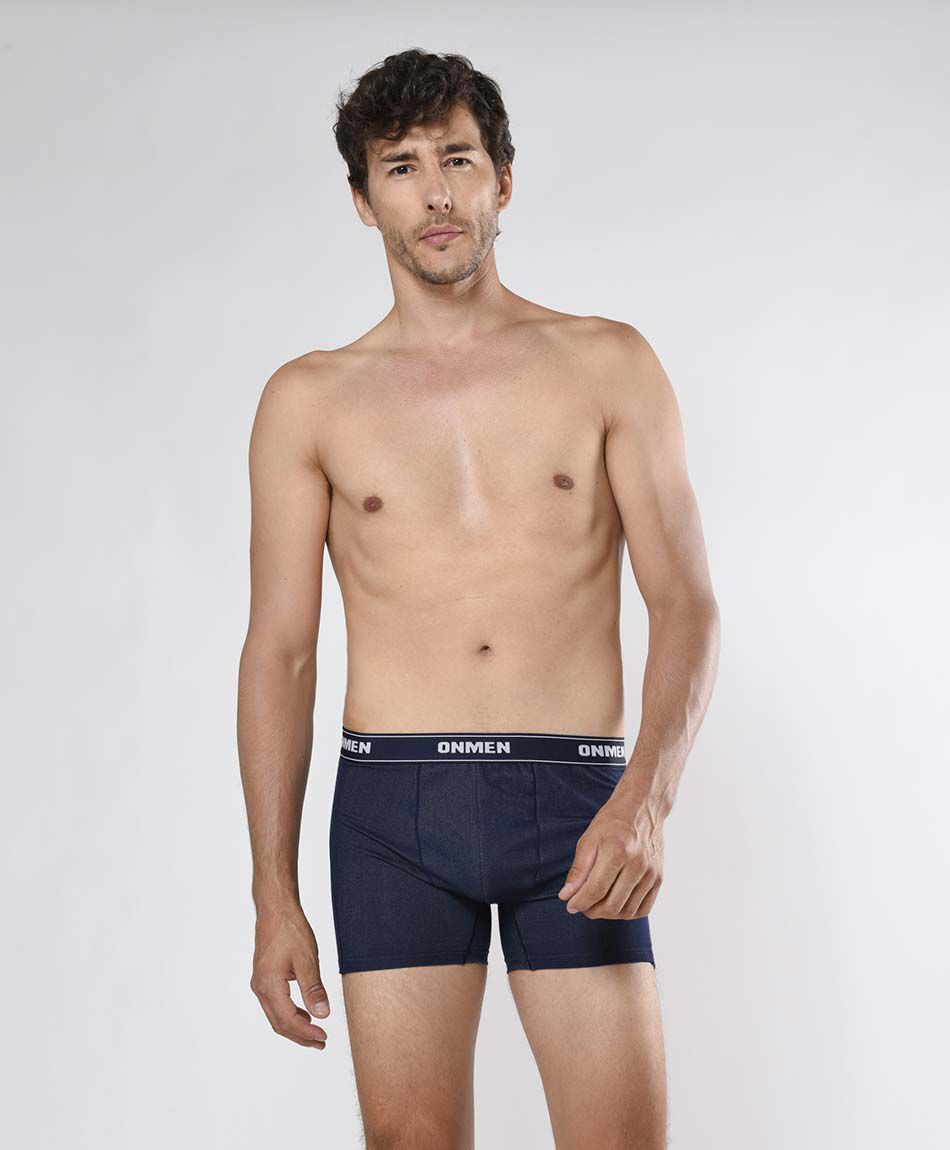 Pack 2 boxer hombre liso y l&iacute;neas