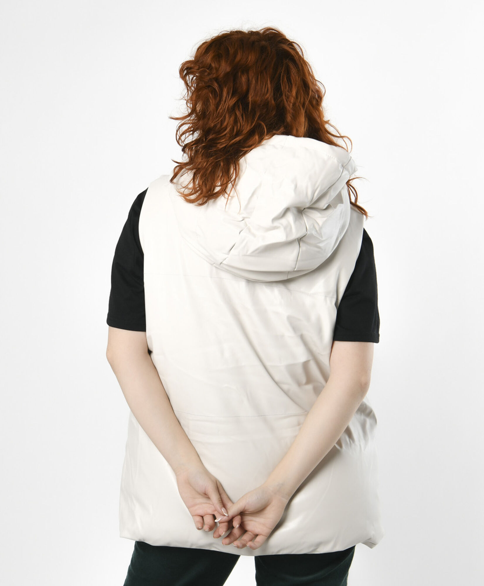 Parka mujer lisa sin mangas Parka mujer lisa sin mangas