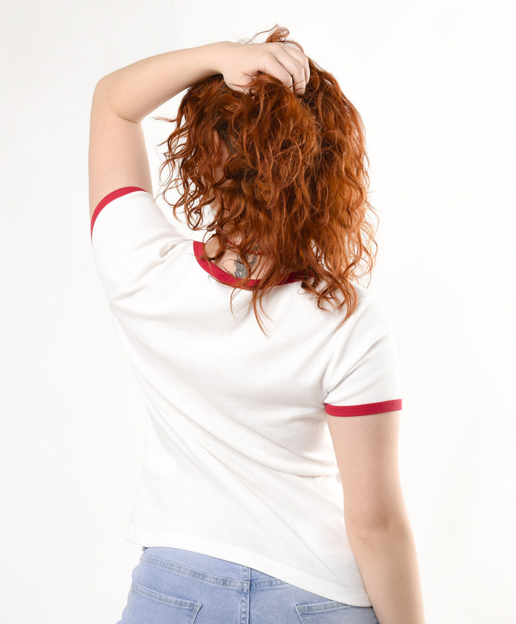 Polera mujer love bicolor Polera mujer love bicolor