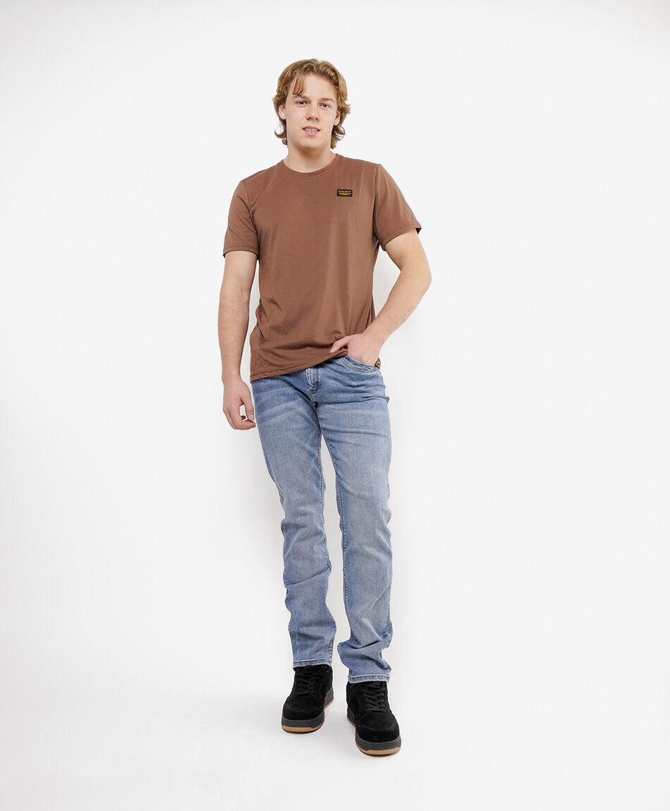 Jeans hombre desgastado slim fit