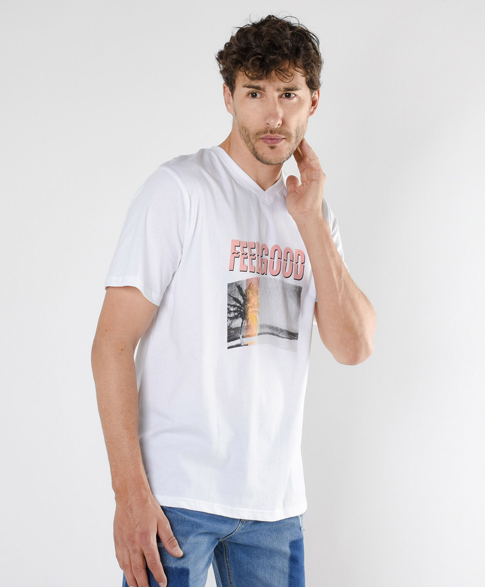 Polera hombre feel good Polera hombre feel good