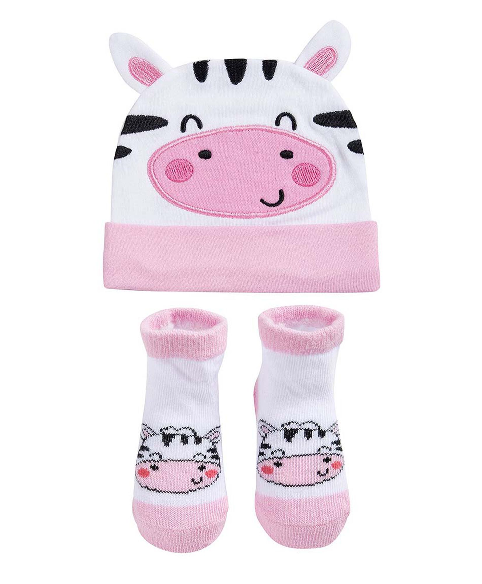 Set gorro + calcetines bebé vaquita Set gorro + calcetines bebé vaquita
