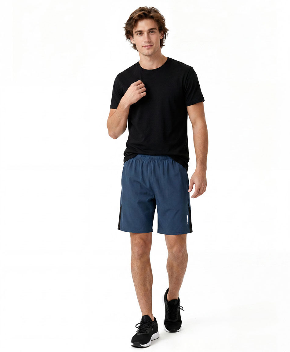 Short deportivo hombre l&iacute;neas negras
