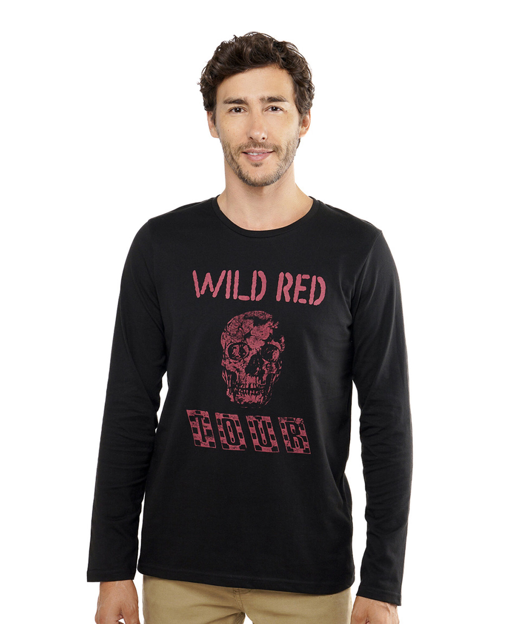 Polera hombre wild red Polera hombre wild red