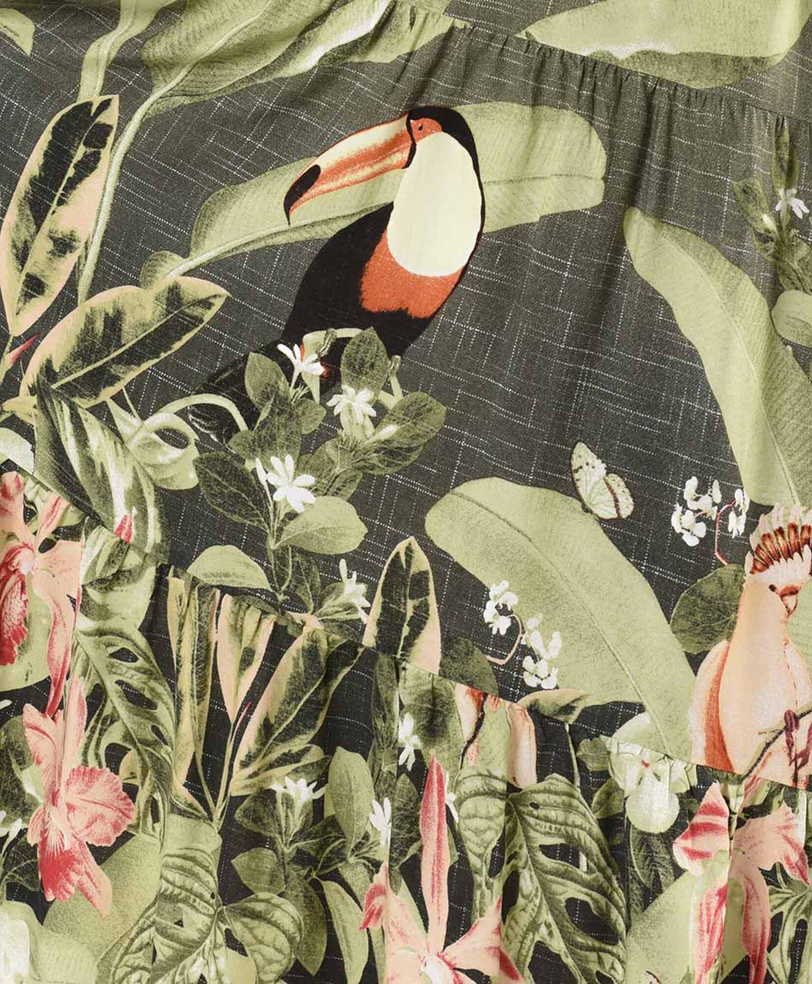 Vestido mujer estampado tropical Vestido mujer estampado tropical