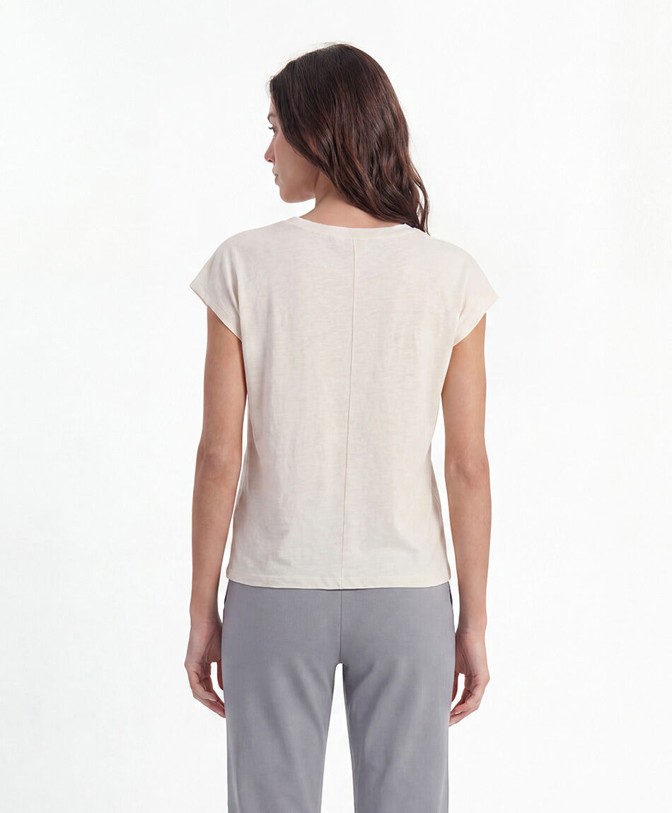 Polera mujer brillos superior