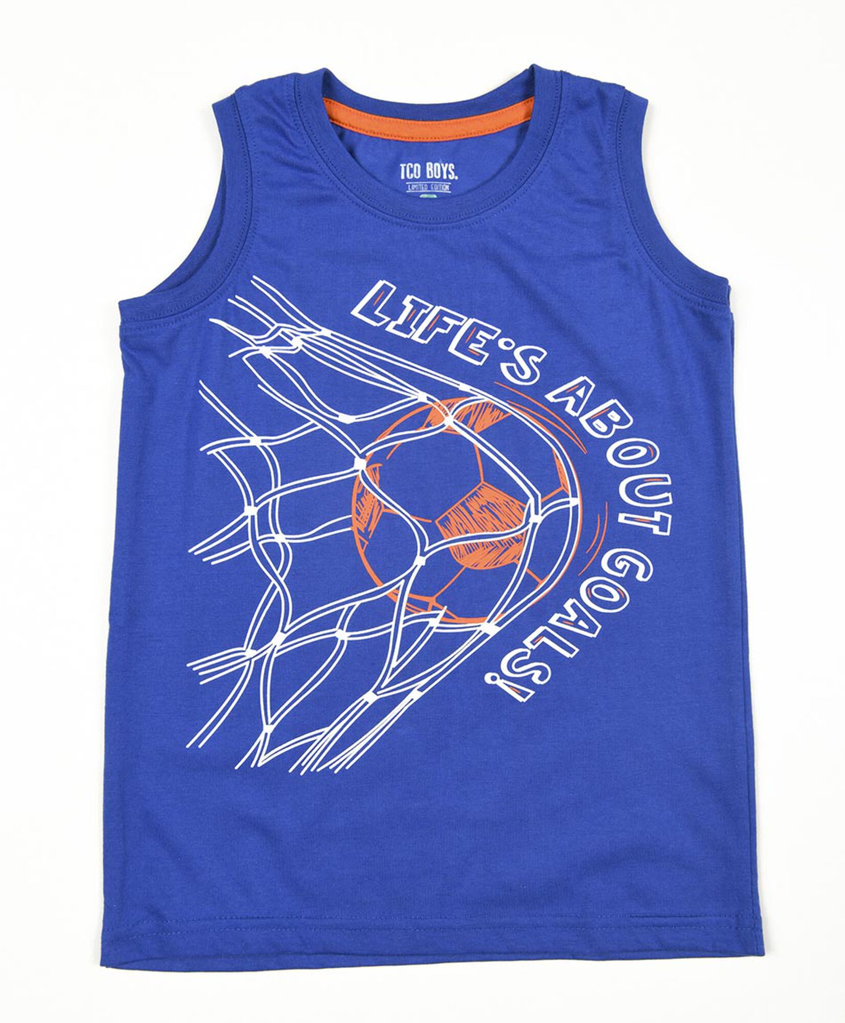 Polera niño fútbol sin mangas Polera niño fútbol sin mangas