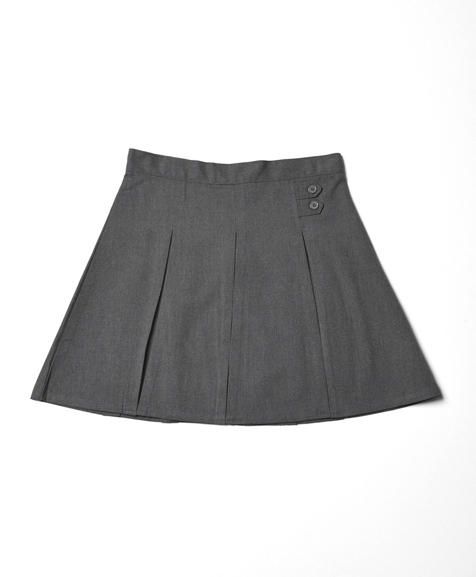 Falda escolar gris botones Falda escolar gris botones